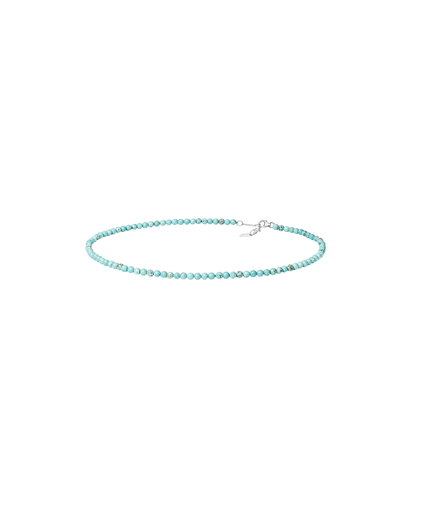 Necklace With turquoise and sterling Silver