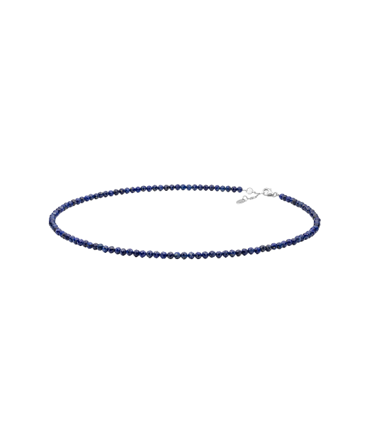 Lazurite Necklace With sterling Silver