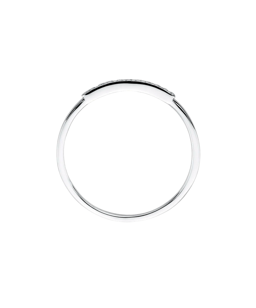 White gold ring with diamonds White gold ring with diamonds