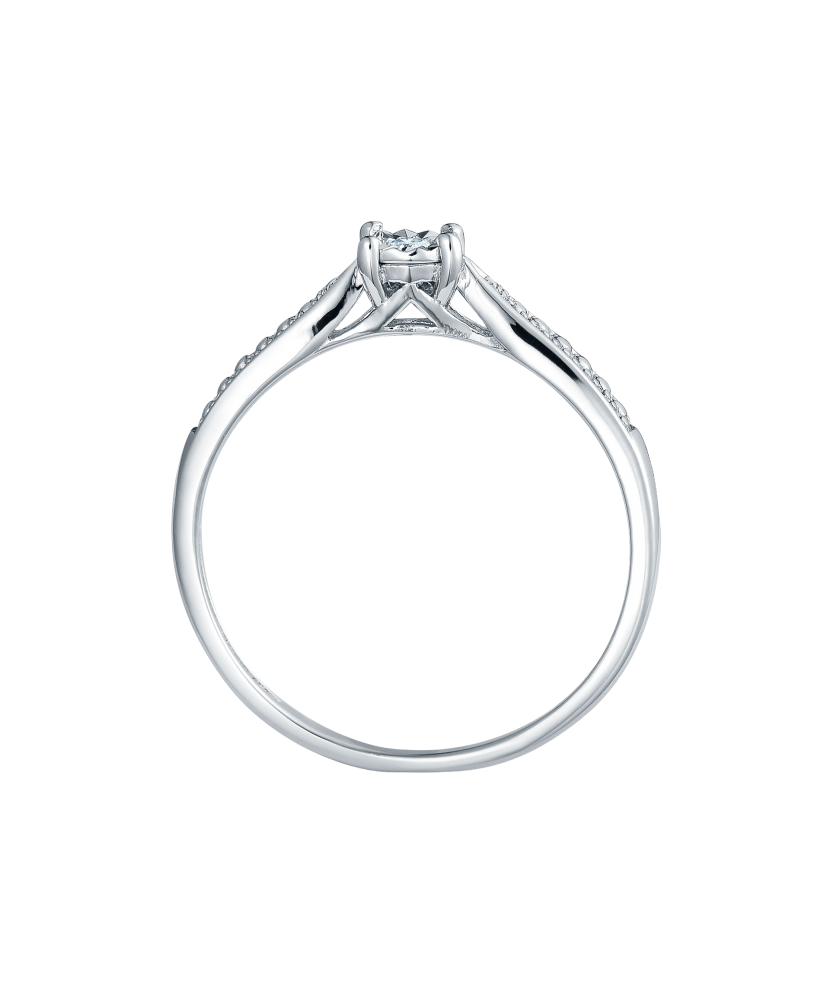 Sterling silver ring with diamond Sterling silver ring with diamond