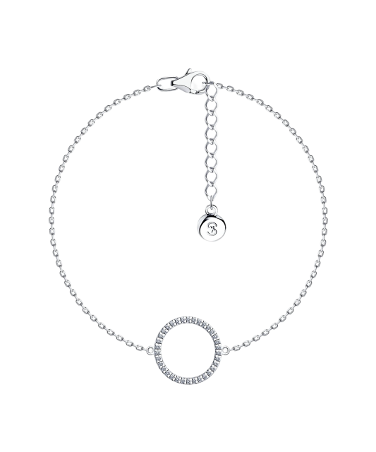 Sidabrinė apyrankė su cirkoniais