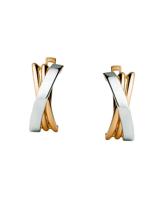 Gold earrings