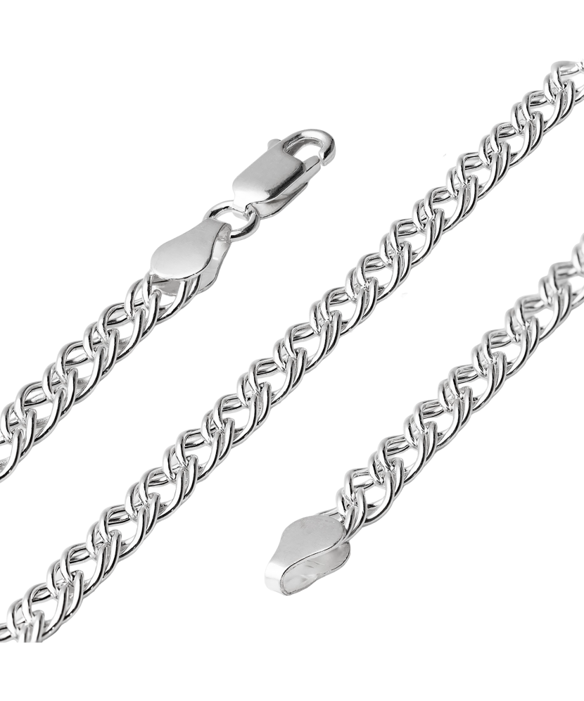 Sterling silver chain "Rombo" 4.5mm