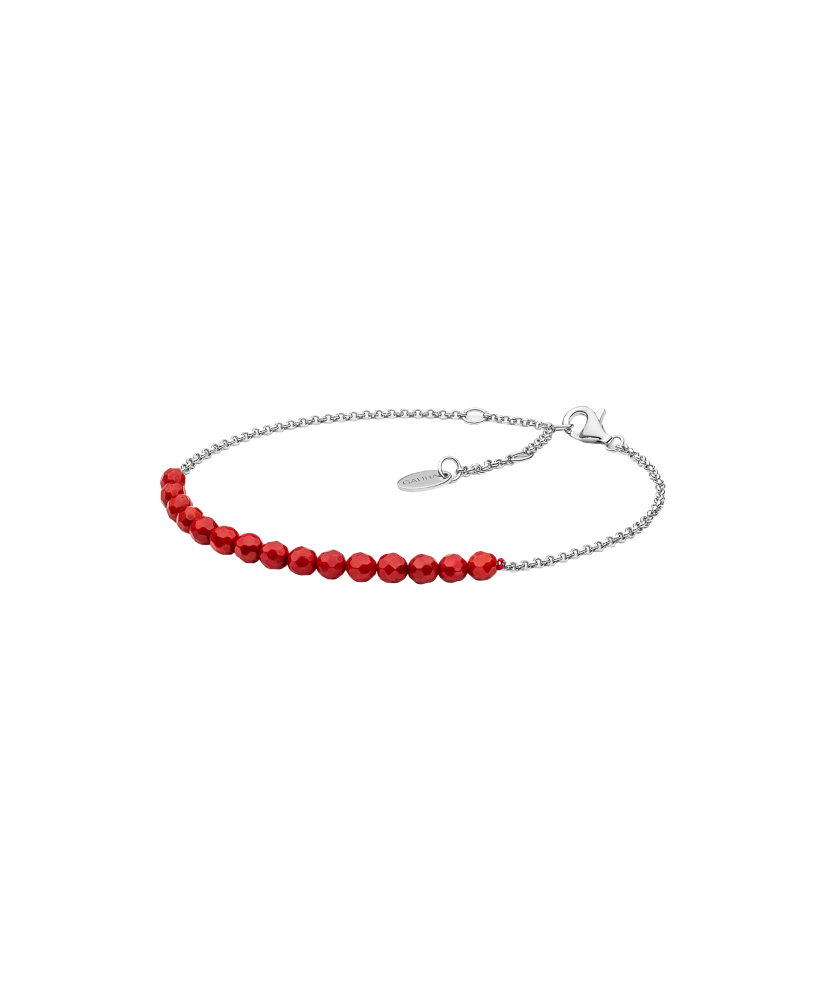 Sterling Silver bracelet with corals