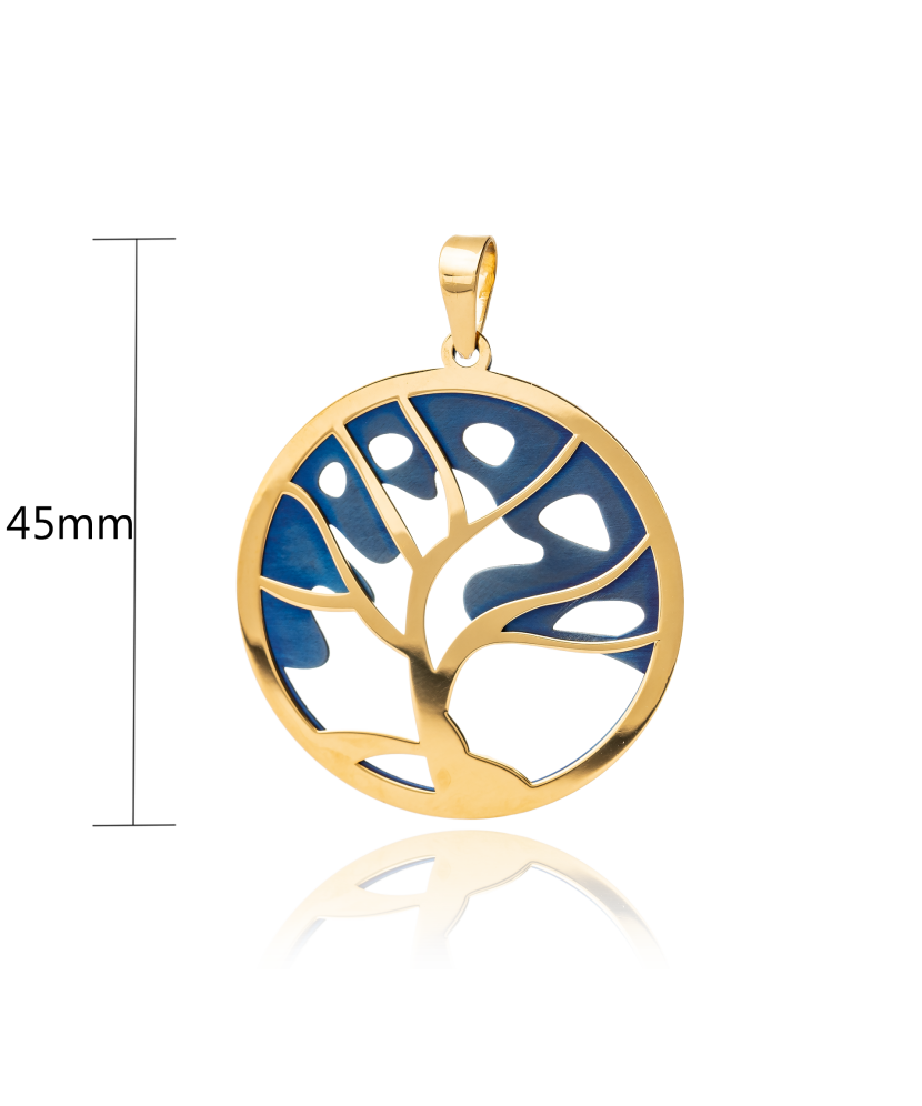 Посеребренная подвеска с титаном