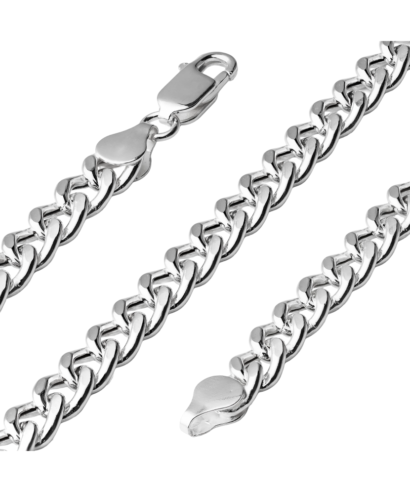 Sterling Silver bracelet "Curb" 6.3mm Sterling Silver bracelet "Curb" 6.3mm