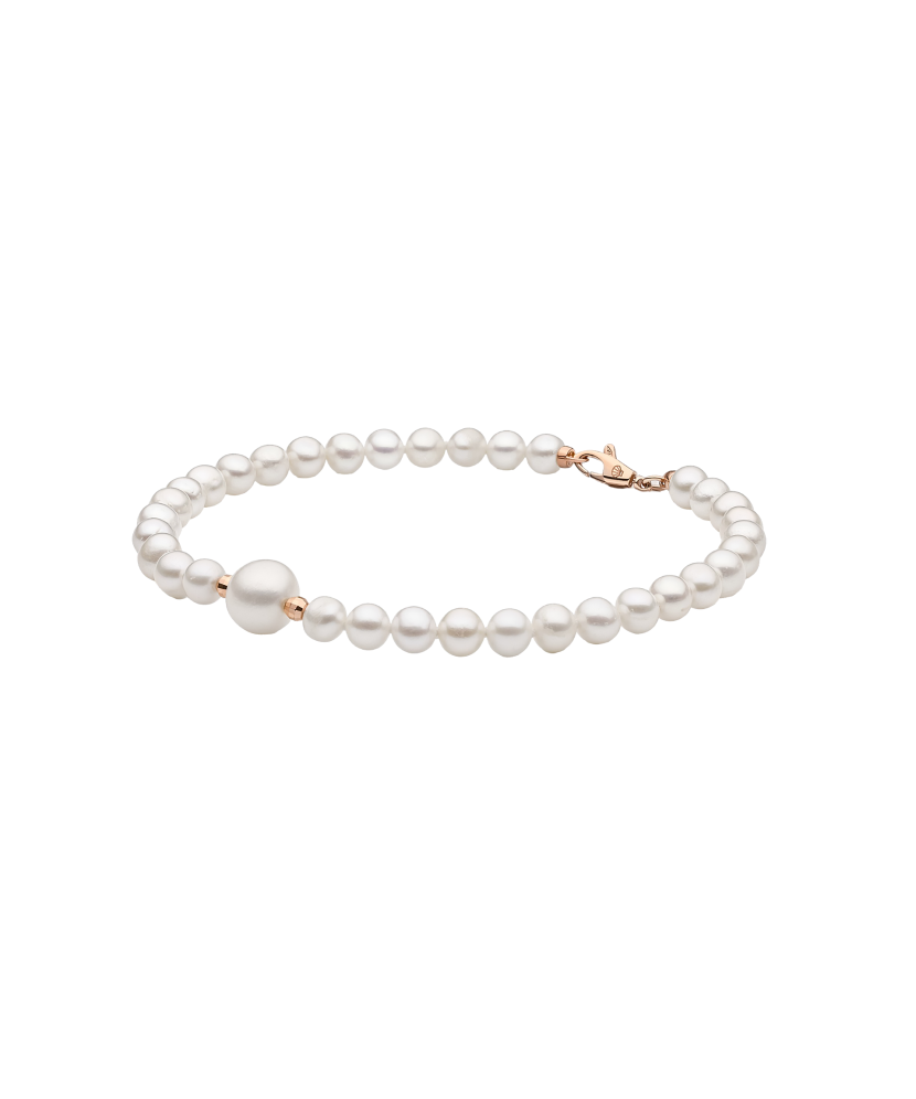 Pearl bracele twith gold Pearl bracele twith gold