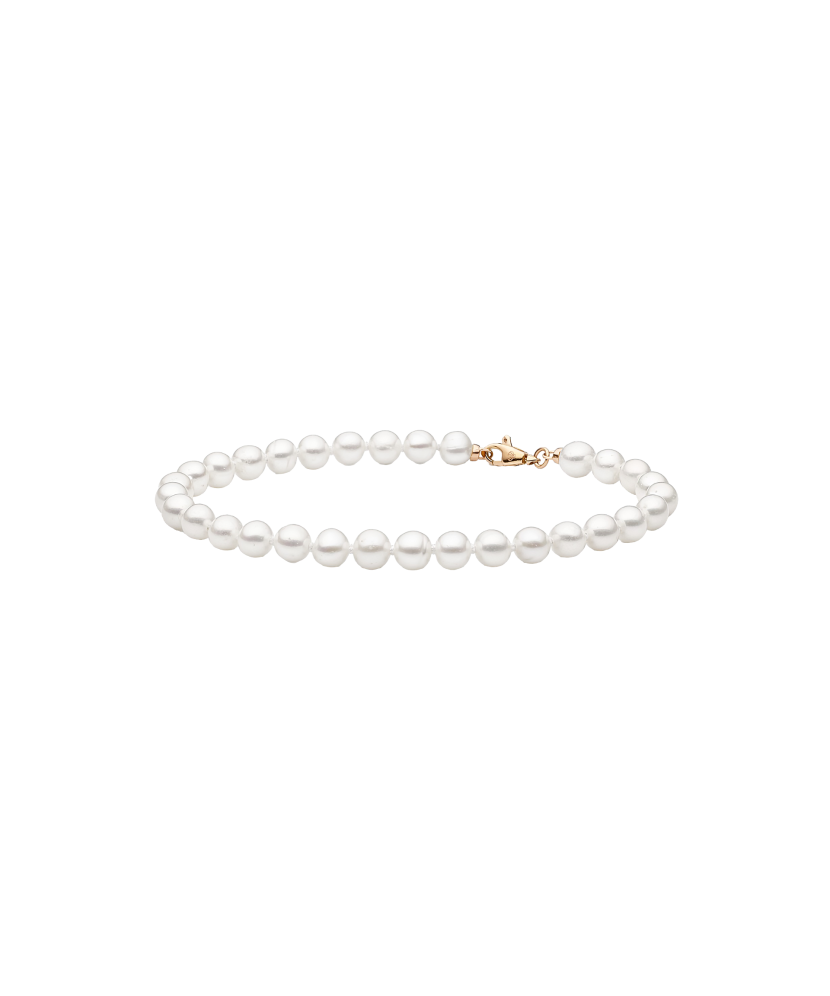 Pearl bracele twith gold Pearl bracele twith gold