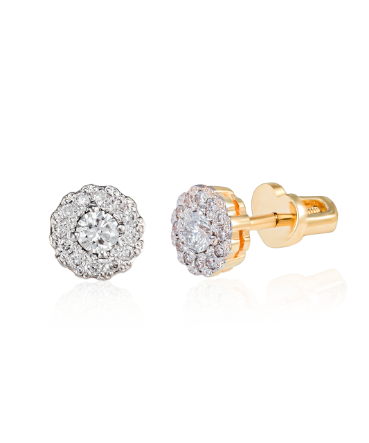 Серьги из золота с бриллиантами