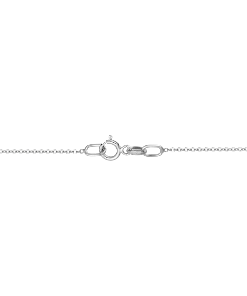 White Gold chain with diamond pendant