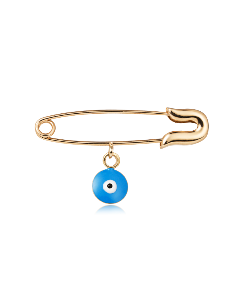 Золотая брошь с эмалью Золотая брошь с эмалью