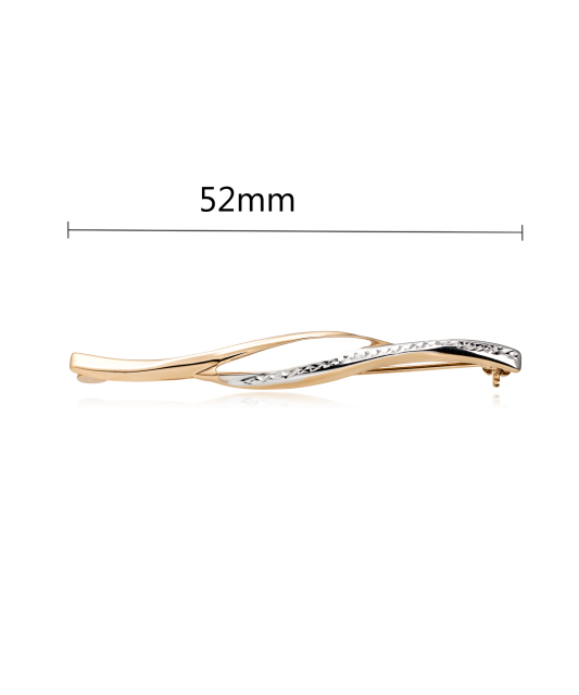 Gold brooch