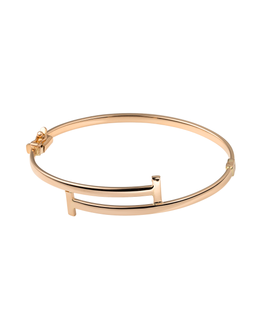 Gold hard bracelet