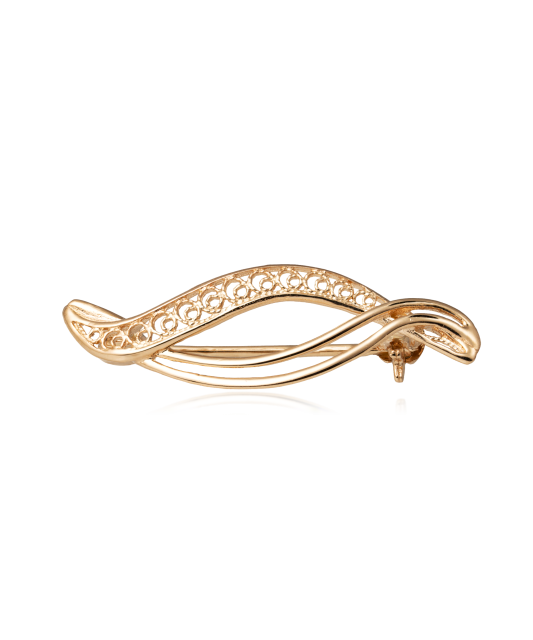 Gold brooch
