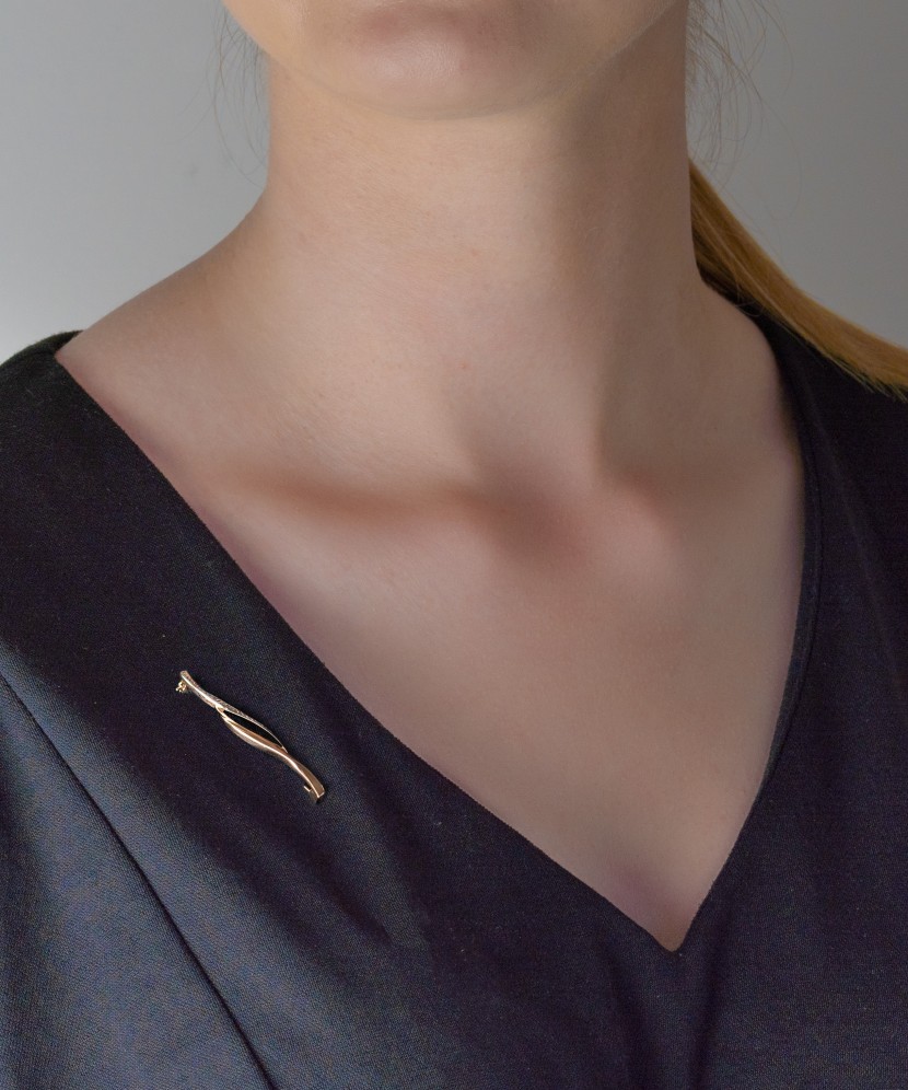 Золотая брошь Золотая брошь