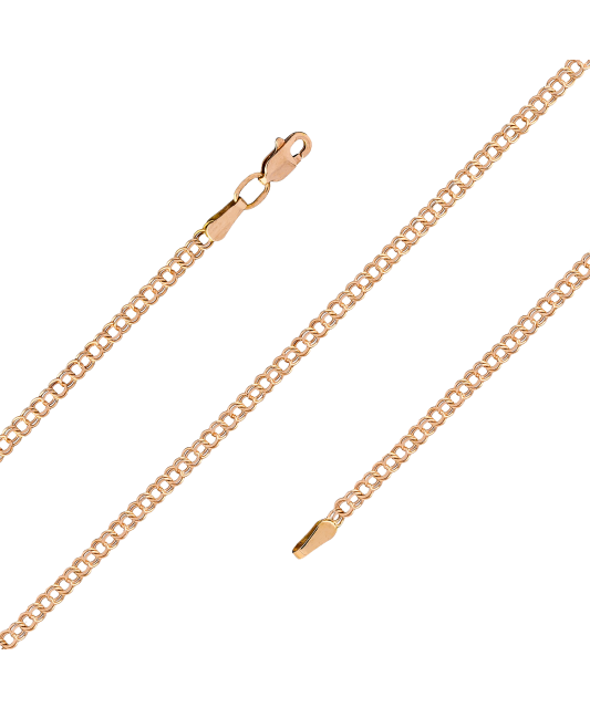 Solid gold bracelet "Bismark" 2.9mm