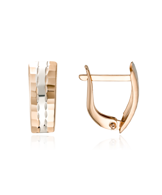 Gold earrings