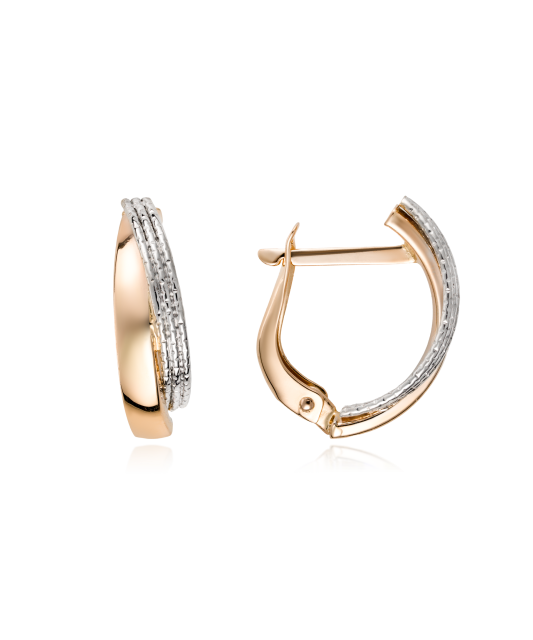 Gold earrings
