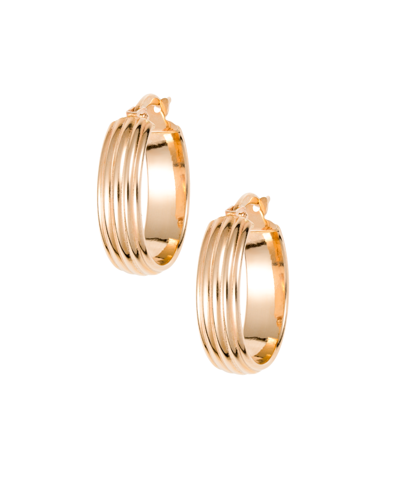 Gold earrings Gold earrings