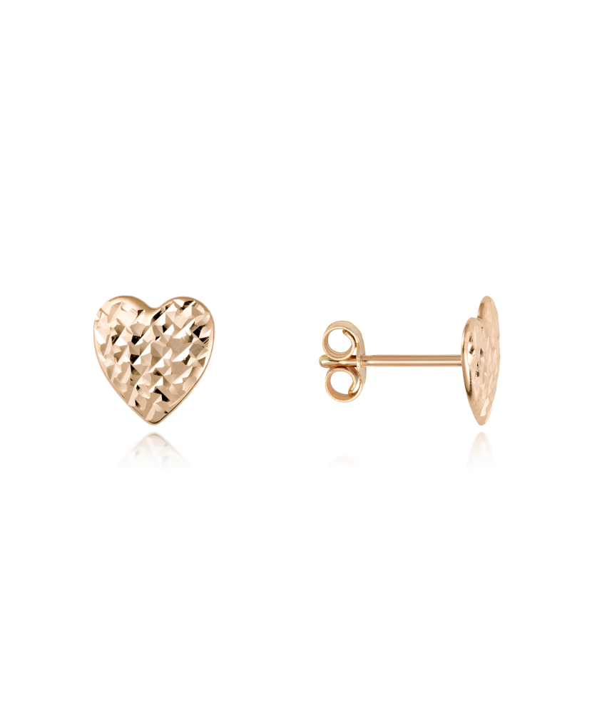 Gold earrings "heart" Gold earrings "heart"