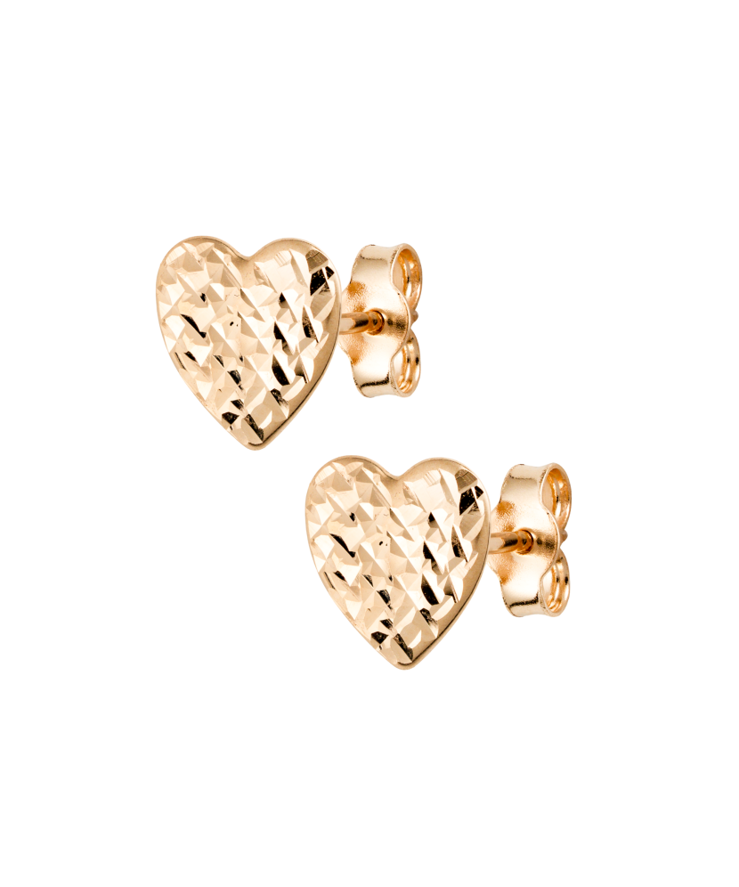 Gold earrings "heart" Gold earrings "heart"