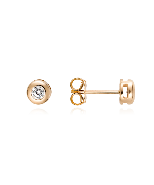 Gold earrings