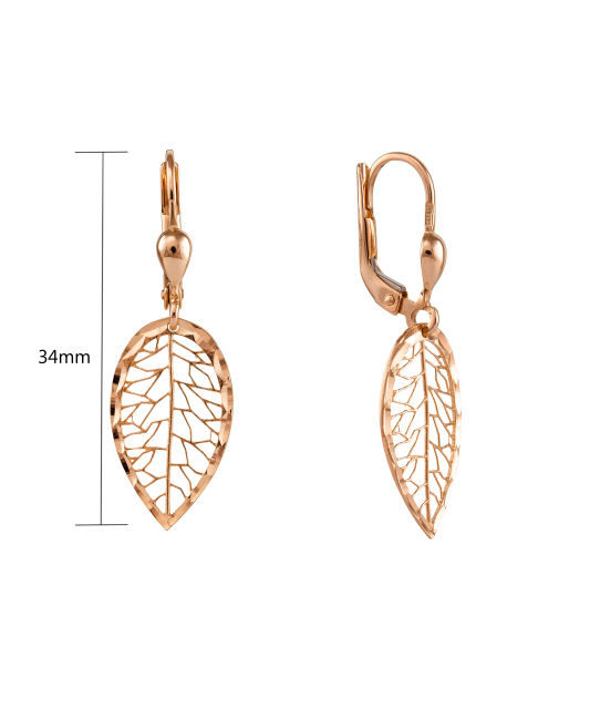 Gold earrings