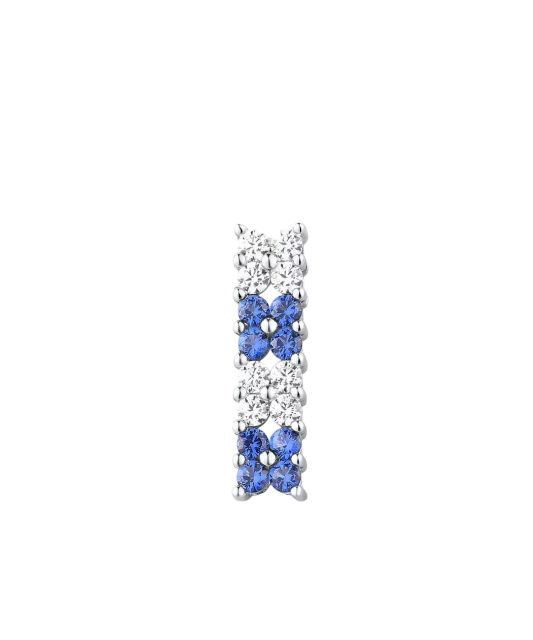 Sterling Silver pendant with zircons