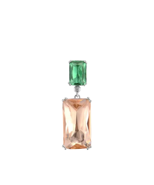 Sterling Silver pendant with zircons