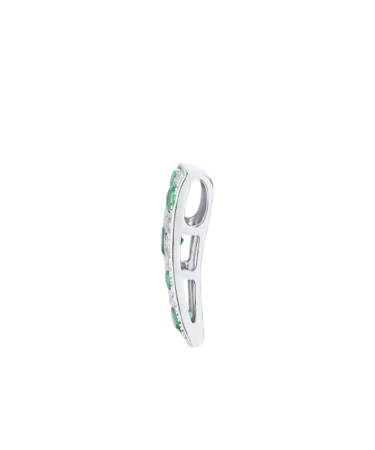 Sterling Silver pendant with spinels and zircons