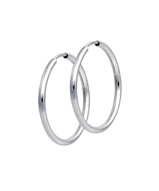Серьги из серебра конго 20mm
