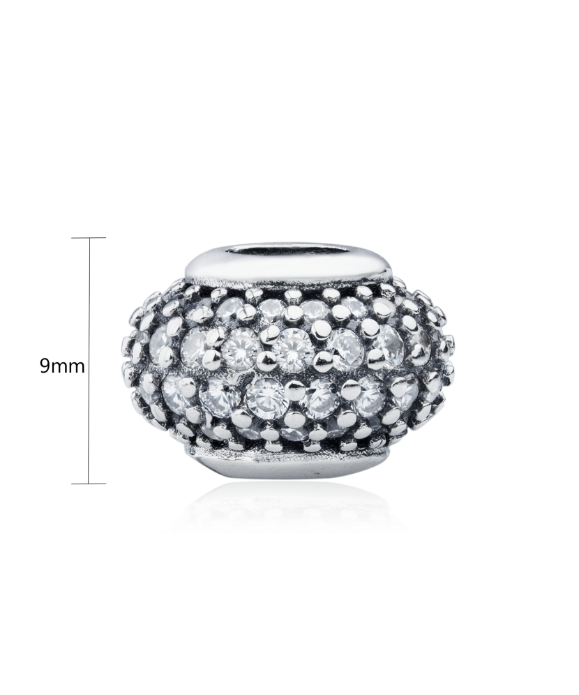 Universalus sterling silver pendant with zircons