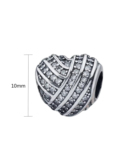 Universalus sterling silver pendant with zircons