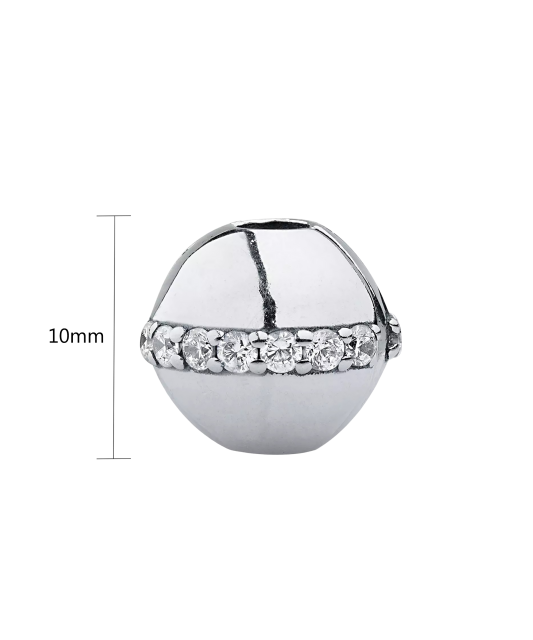 Universalus sterling silver pendant with zircons