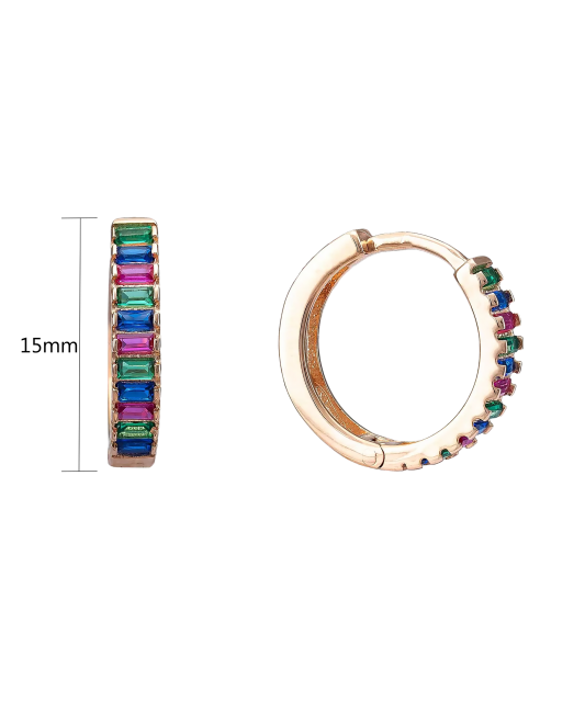 Золотые серьги с цирконами