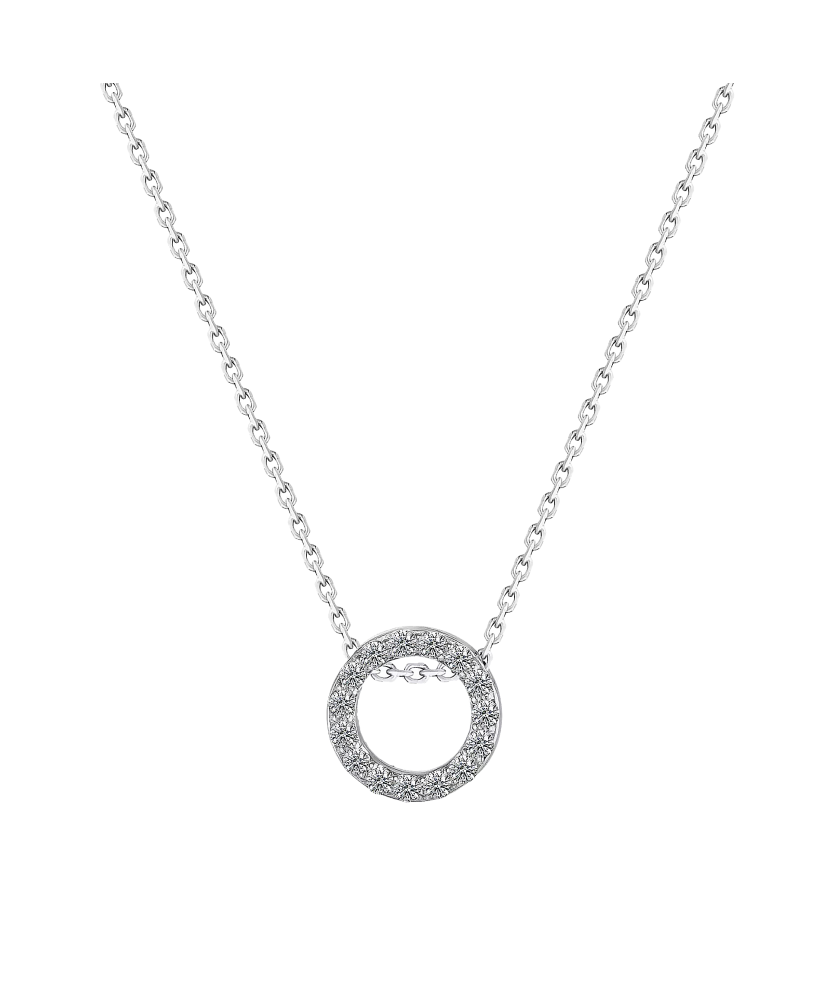 Золотая цепочка с бриллиантовым подвеской