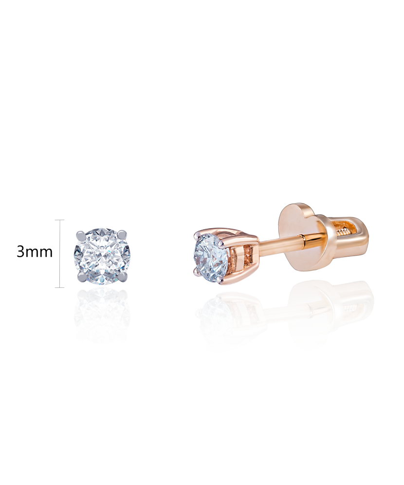 Серьги из золота с бриллиантами Серьги из золота с бриллиантами