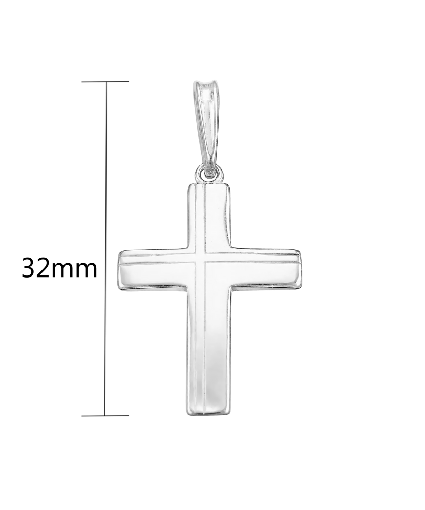 Sterling silver pendant "Cross"