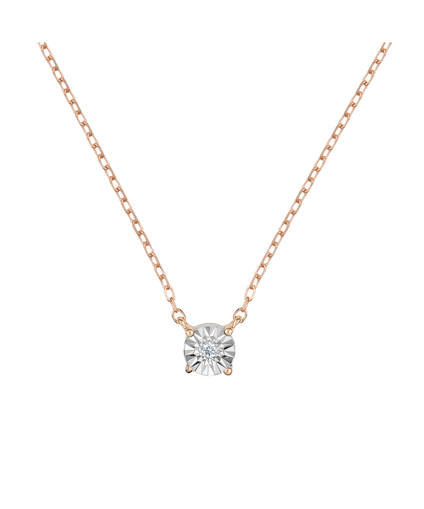 Auksinė Grandinėlė Su briliantiniu Pakabuku Auksinė Grandinėlė Su briliantiniu Pakabuku