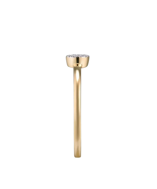 Yellow Gold ring with diamonds