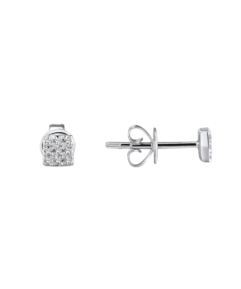 White Gold earrings with diamonds