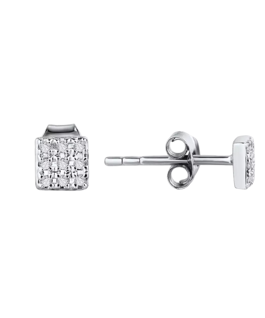 White Gold earrings with diamonds