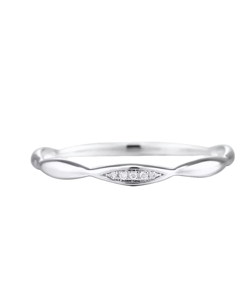 White gold ring with diamonds White gold ring with diamonds
