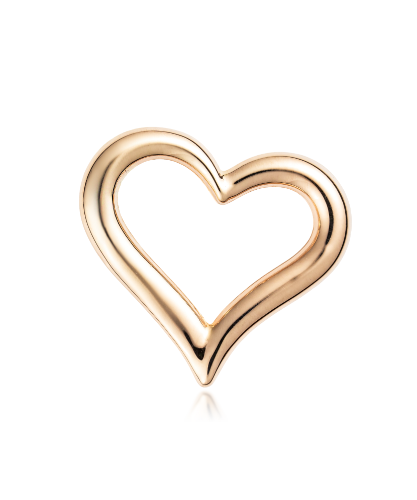 Gold pendant "heart"
