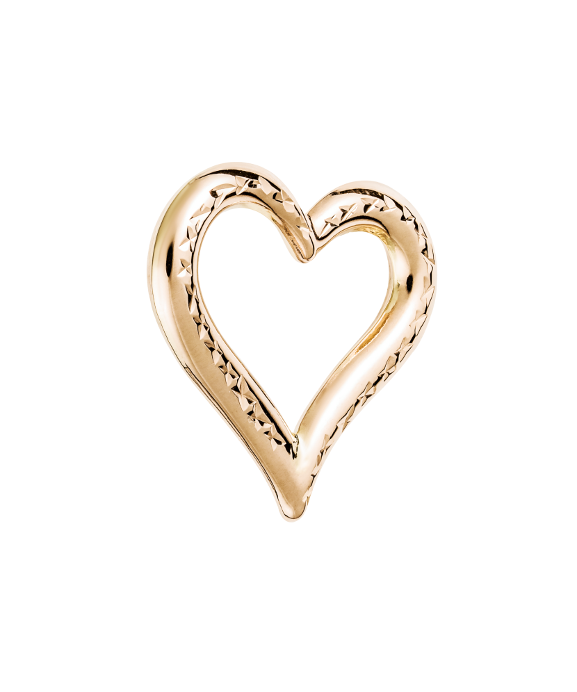 Gold pendant "heart"
