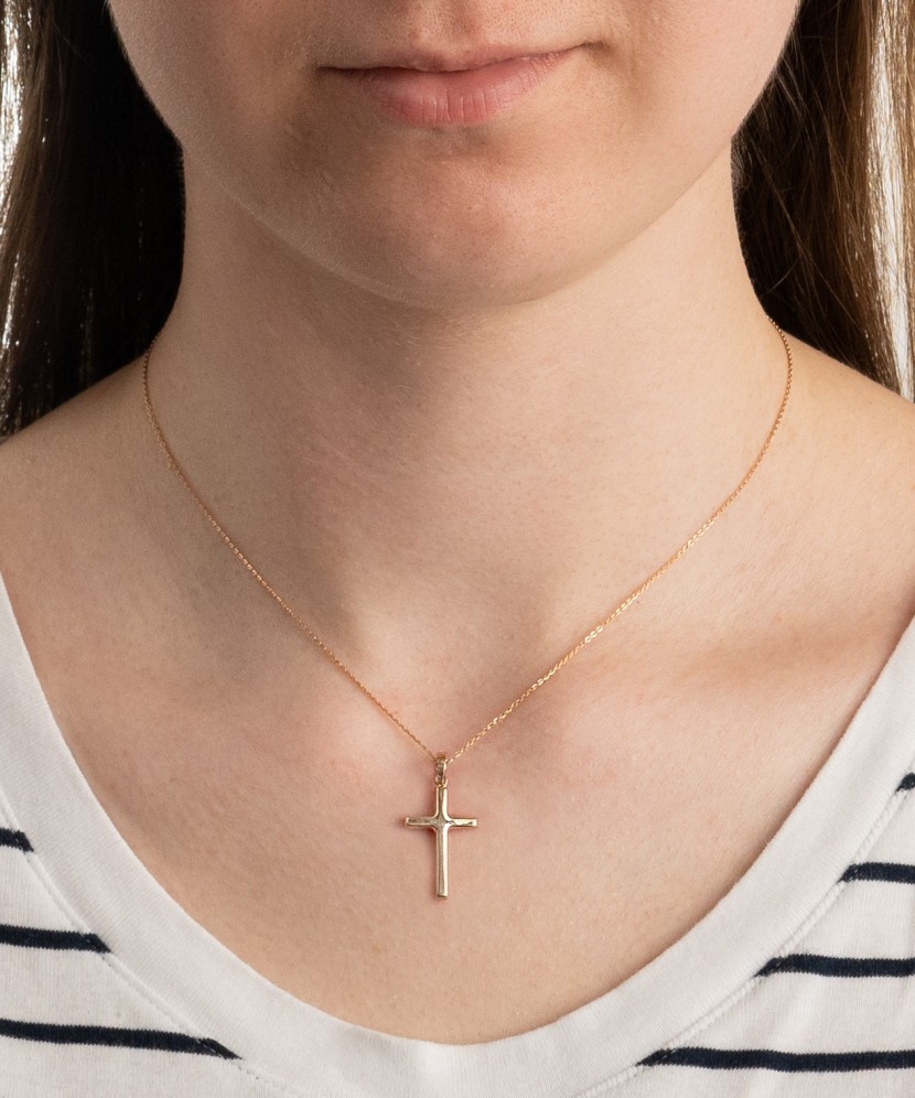 Gold pendant "cross"