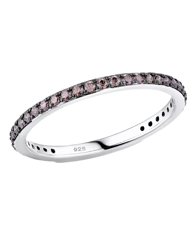 Sterling silver ring with zircons Sterling silver ring with zircons