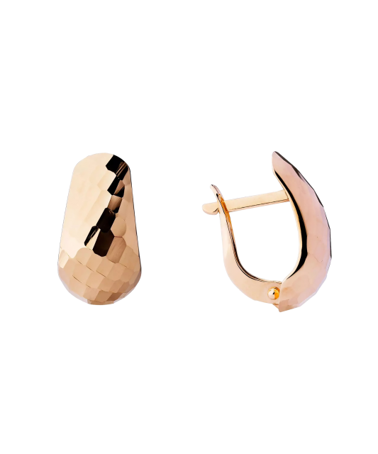 Gold earrings