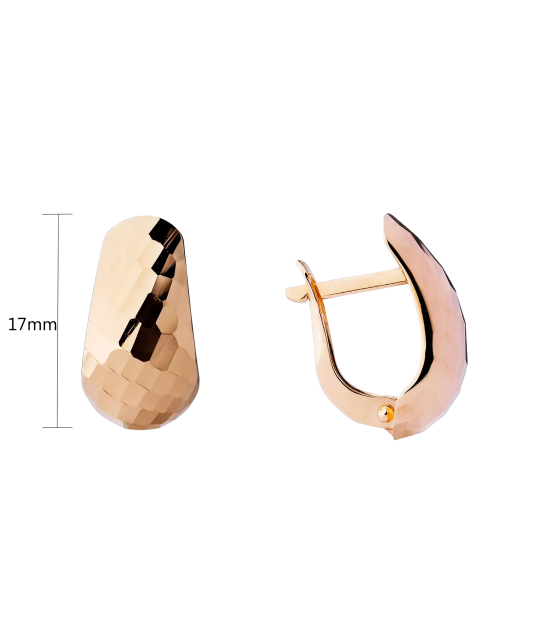 Gold earrings