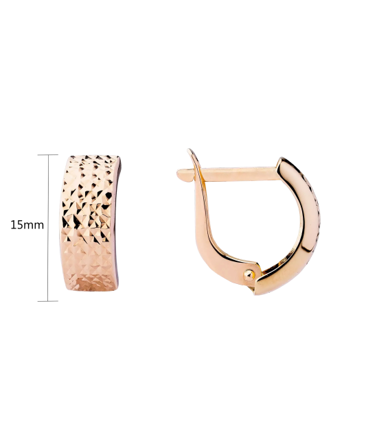 Gold earrings